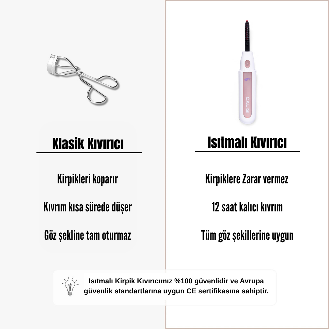 Calisi Kalıcı Kirpik Kıvırıcı