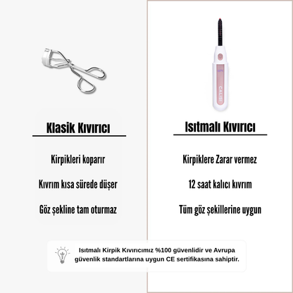 Calisi Kalıcı Kirpik Kıvırıcı