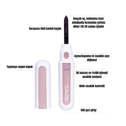 Calisi Kalıcı Kirpik Kıvırıcı